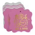 thumbnail image 3 of Inkdotpot Pack Of 50 Real Gold Foil Bracket Shape Paper Tags Thank You From The New Wedding Favor Hang Tags, 3 of 7