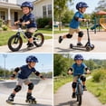 thumbnail image 3 of KORIMEFA Kids Bike Helmet,Multi-Sport Protective Gear Set for 3-5-8-14 Years Boys Girls, Toddler Helmet with Knee Elbow Pads Wrist Guards for Cycling Skateboard Scooter, 3 of 18