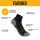thumbnail image 2 of Calcetines Carhartt Force® Lightweight Quarter para hombre, paquete de 3, 2 of 5