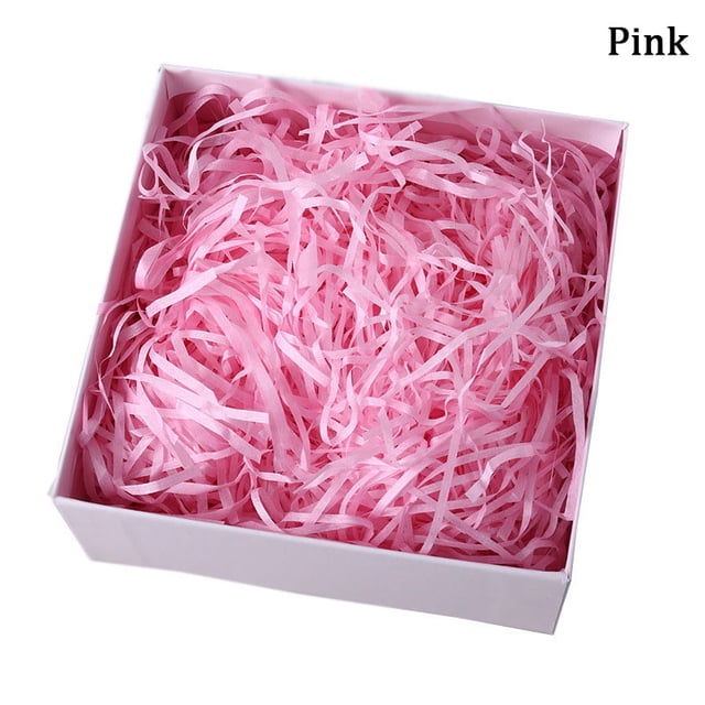 100g Colorful Raffia Shredded Paper Candy Boxes DIY Gift Box Filling Material Tissue Party Gift Packaging Filler Decor