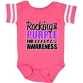 thumbnail image 3 of Inktastic Rocking the Purple for Lupus Awareness Boys or Girls Baby Bodysuit, 3 of 5