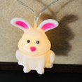 thumbnail image 4 of Jade Rabbit Pom Poms Night Light Battery Powered LED Indoor String Lights Boys Girls Kids Bedroom White Rabbit Decor, 4 of 11