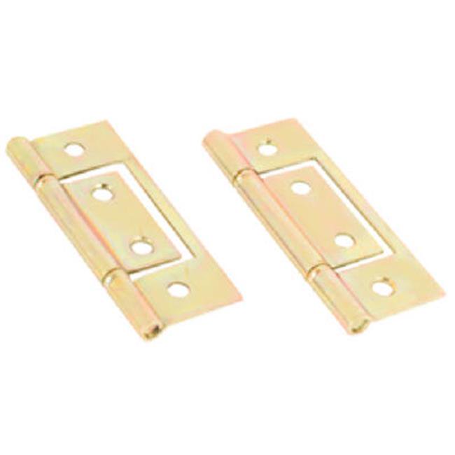 BiFold Door Hinges, NonMortise Style, Brass Plated (2pack) Walmart