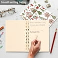 thumbnail image 4 of FORMRS 1-Subject Spiral Notebook 8" x 5" College Ruled 60 Refillable Sheet A5 Hard Cover, 2 Pack, Green Nordic Christmas, 4 of 7