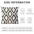 thumbnail image 5 of Nawypu Black and White Boho Pillow Covers Geometry Blend Square Decorative Throw Pillow Covers for Sofa Couch Bed Decor ( White), 5 of 5