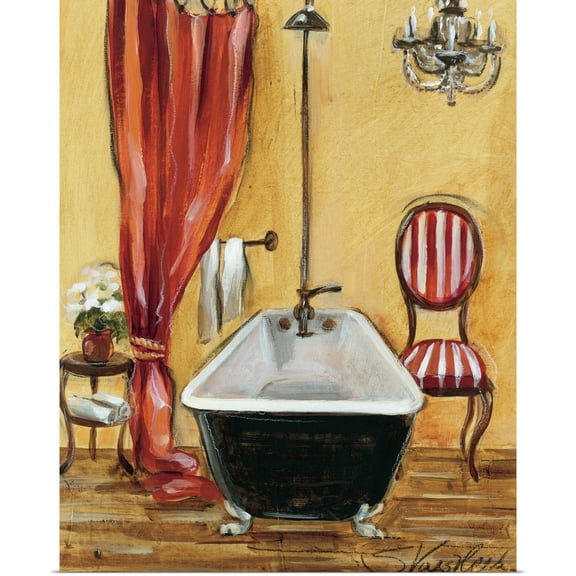 Great BIG Canvas | Rolled Silvia Vassileva Poster Print entitled Tuscan Bath III