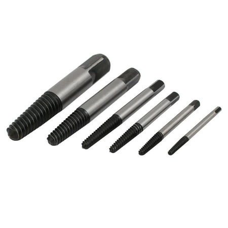 Reverse Threaded Screw Extractor Set Bolt Stud Pipe Remover Tool Kit 6 in (Best Reverse Engineering Tools)