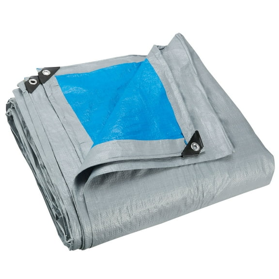 Tornado Tools Heavy-Duty Tarp - 20' x 30' , 8-Mil Weaved Extreme Durability.