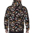 thumbnail image 7 of Xecao Daisies Flowers Pattern Men's Adult Pullover Hoodie,Hooded Sweatshirt-Medium, 7 of 7