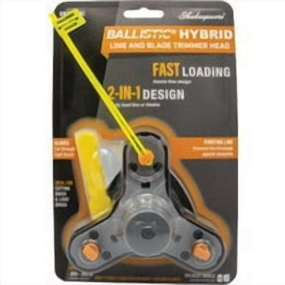 Shakespeare Mono Ballistic Hybrid Trimmer Head - Fixed Line Trimmer Head - 6 Piece