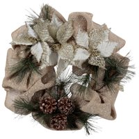 Holiday Time 20-Inch Pine-cone Mesh Wreath