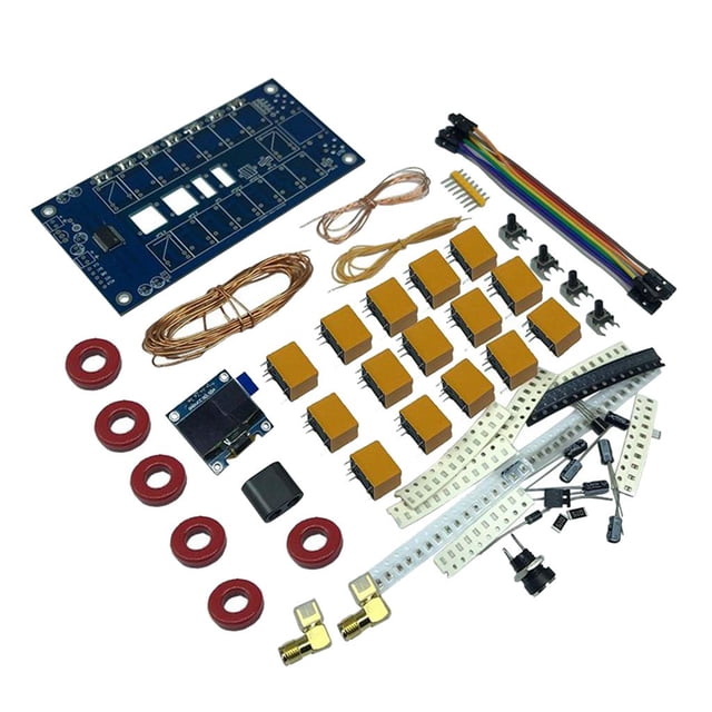 de bricolaje ATU s de bricolaje 1,8-50MHz ATU Mini sintonizador automático de 7x7 + 0,96 pulgadas OLED programable - montar shamjiam Sintonizador automático de antena