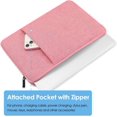thumbnail image 5 of 17 inch Laptop Sleeve Case for HP 17.3 Laptop, HP Pavilion 17, HP Envy 17, ASUS Vivobook 17, Acer Chromebook 17, Dell Inspiron 17, Lenovo IdeaPad 17, Water-Resistant 17.3 Computer Carrying Bag, Pink, 5 of 6