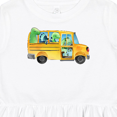 thumbnail image 4 of Inktastic Back to School Bus with Dinosaurs Girls Toddler Dress, 4 of 5
