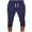 Navy, variant on Pants for Men Summer Men Gym Workout Jogging Middle Pants Fit Elastic Casual Sportswear Mens Workout Pants