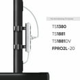 thumbnail image 2 of ONKRON Power Strip Surge Protector Mounting Bracket for TS1881 TV Stand Column Diameter 50 mm (APS1881) Black, 2 of 7