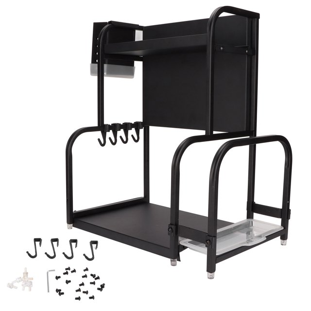 Estante para especias Vhermosa de 2 niveles Soporte de carga fuerte 30 cm