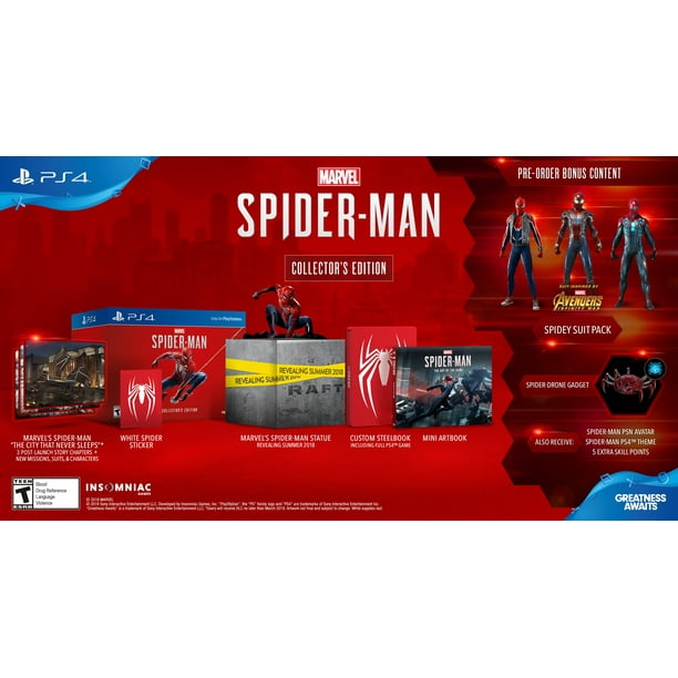 Marvel's Spider-Man Collector's Edition, Sony, PlayStation 4, 711719517948  