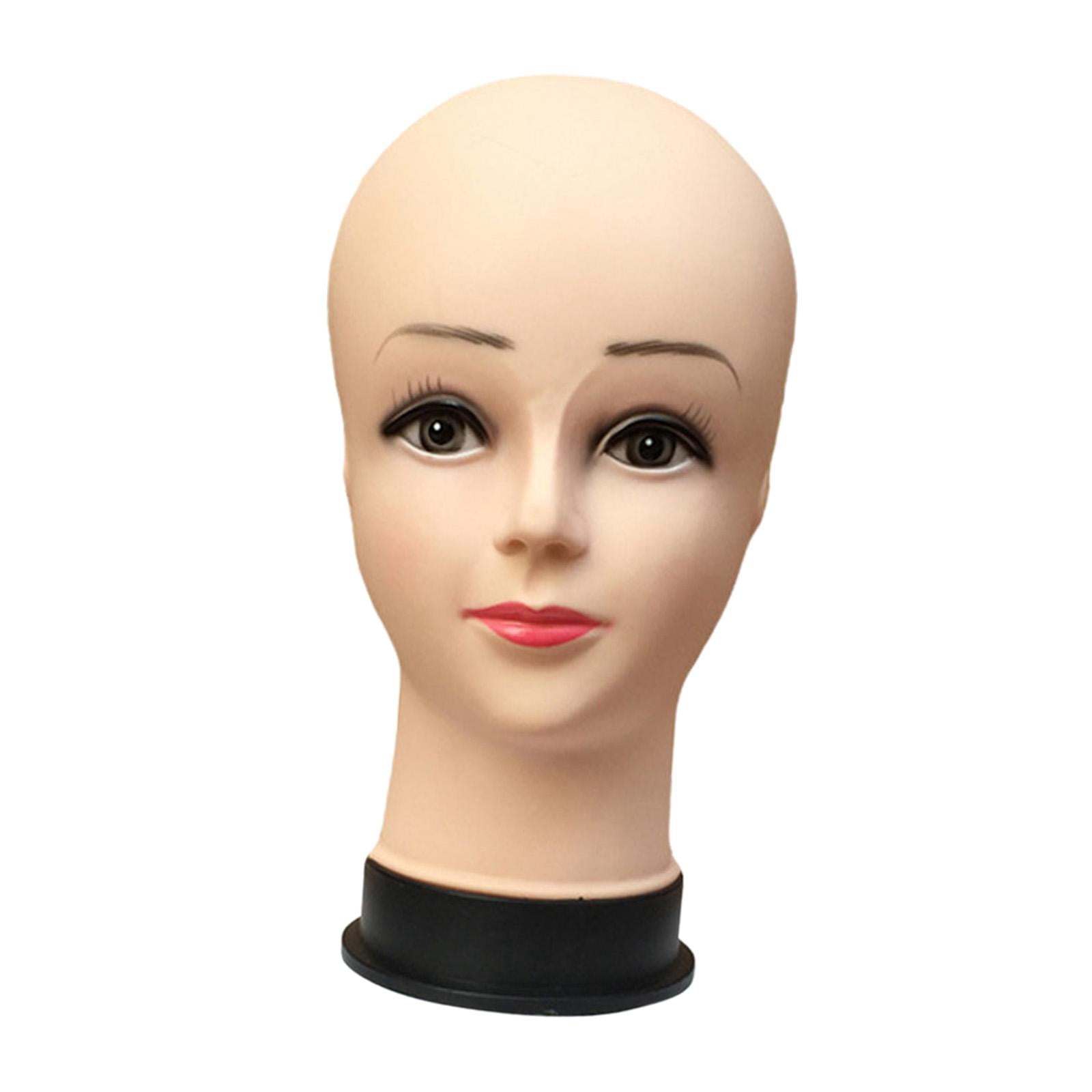 Gazechimp Female Bald Mannequin Head Foam Display Head for Headset Foam Making Display
