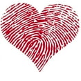 thumbnail image 3 of CafePress - Red Heart With Fingerprint P - Women's Dark Pajamas, 3 of 4