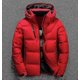 thumbnail image 1 of Chaqueta de invierno para hombre, abrigo rojo y negro de alta calidad, Parka con capucha, chaqueta de plumón de pato blanca a la moda, prendas de vestir gruesas y cálidas para nieve, 1 of 3