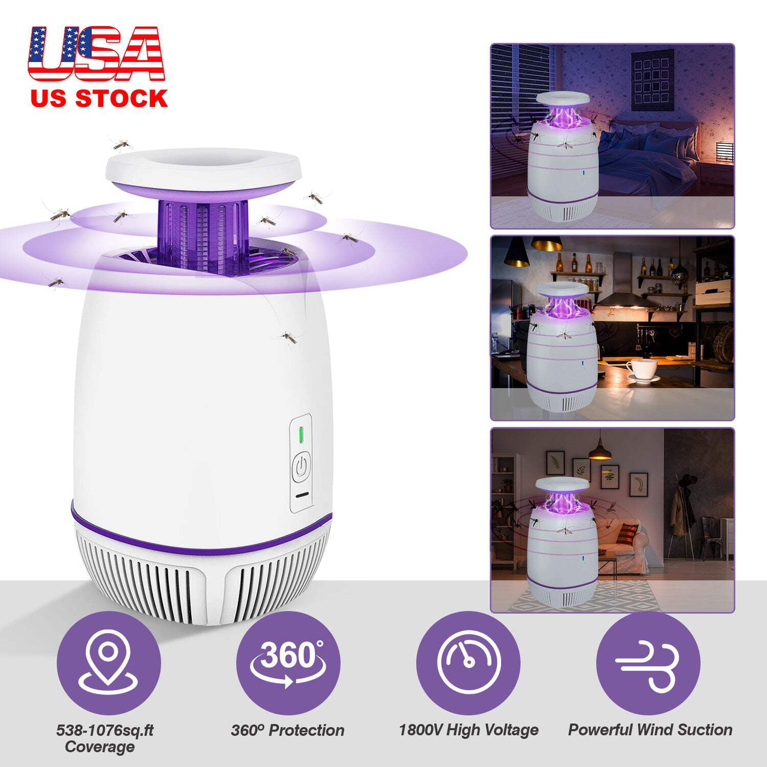 Electric Fly Zapper for Indoor Use