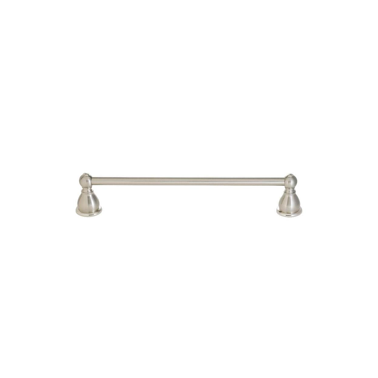 Pfister Conical 18 Inch Durable Classic Sleek Metal Towel Bar Brushed Nickel