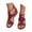 Wine, variant on Fashion Platform Sandals Strappy Open Toe Summer Casual Walking Shoes
