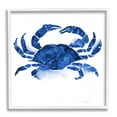 thumbnail image 5 of Stupell Industries Detailed Crab Wildlife Blue Ocean Sea Life Painting White Framed Art Print Wall Art, Design by Patti Mann, 5 of 5