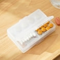 thumbnail image 2 of 4 Compartment Mini Organizer Box, Moisture Proof Small Storage Container for Pills Jewelry, Portable Airtight Travel Case for Essentials, Pocket Sized Box, 2 of 7