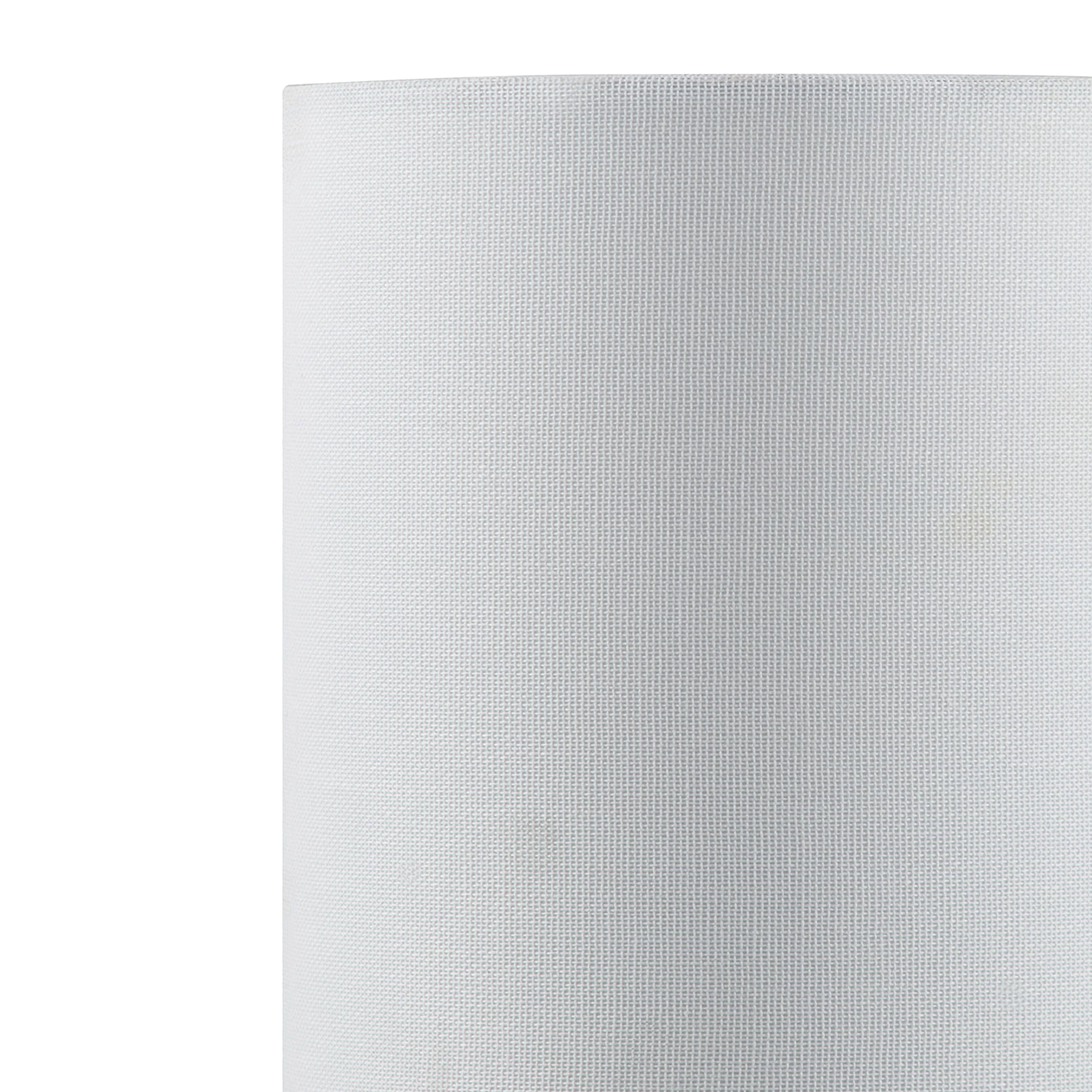 Mainstays 12.75" 2-Tone Blue & Cream Ceramic Mini Lamp with White Shade