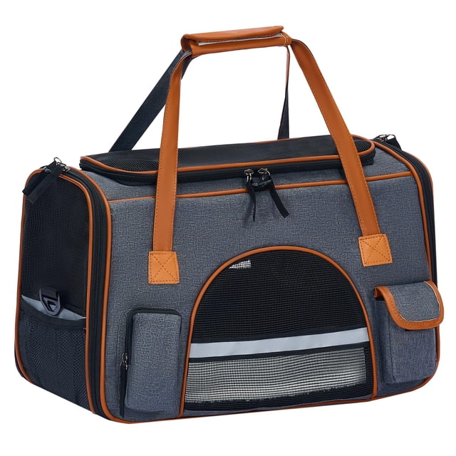 Transportadora para gatos Pesen 46 x 28 x 28 cm, apta para mascotas de hasta 7,5 kg