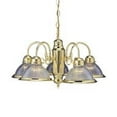 thumbnail image 1 of Monument 671577 Traditional Chandelier Ceiling Fixture  Maximum Five 60 Watt Medium Base Bulbs  24 In.  Polished Brass, 1 of 1