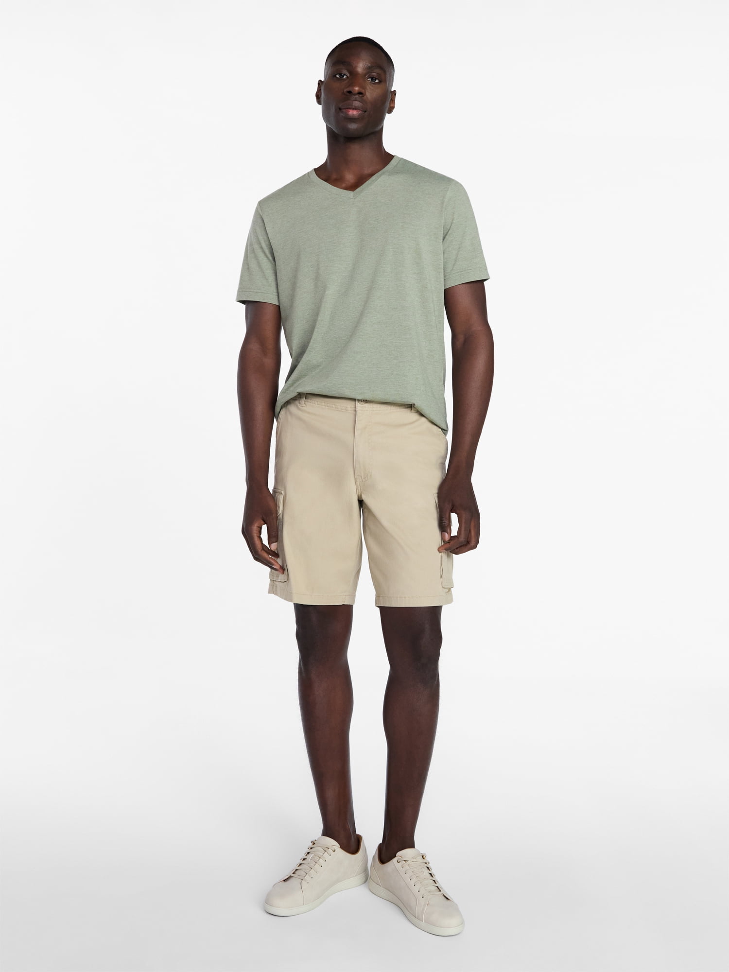 George Men's & Big Men's Relaxed Fit Cargo Shorts, 10" Inseam, Sizes 30-46