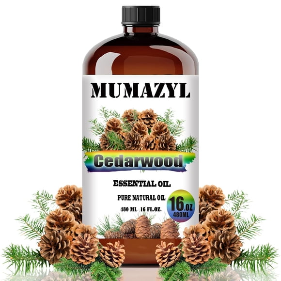 Aceite esencial MUMAZYL Cedarwood 480 ml para humidificador difusor