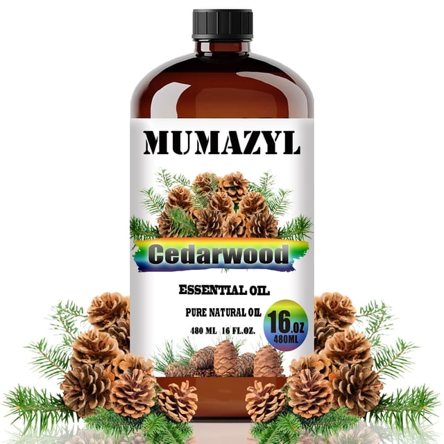 Aceite esencial MUMAZYL Cedarwood 480 ml para humidificador difusor