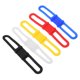 thumbnail image 4 of DUUTI 5 uds banda de silicona para bicicleta correas fijas multiusos soporte para linterna para bicicleta de montaña, 4 of 10