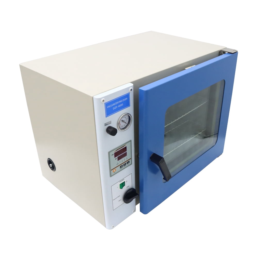 Vacuum Heating Drying Oven Digital Stainless Steel Chamber 2 Shelves Temperature Control Lab 110V 1.9Cu ft