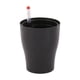 thumbnail image 1 of Maceta autorriego ligera para jardín con indicador de nivel de agua Negro, 1 of 8