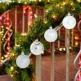 thumbnail image 5 of Metallic Plated Holiday Hangs Set with Nine Unique Shaped Festive Decorations for Seasonal Party and Home Celebration, 5 of 5