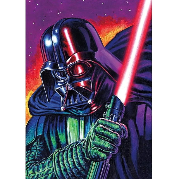 5d Full Drill Diamond Painting Kit, Diy Star Wars Diamond Rhinestone Kits de pintura para adultos Principiante Diamond Arts Craft Home Decor, 12 X 16 pulgadas (. Afortunado Sencillez