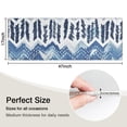 thumbnail image 5 of Blue Chevron Geometric Boho Pattern Kitchen Rug Mat,Kitchen Runner Rugs Non Skid Washable,Decorative Kitchen Floor Mats for Kitchen,Sink,Laundry,17"X47", 5 of 5