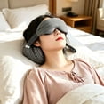 thumbnail image 5 of Travel Neck Pillow with Eye Mask, Large 500g Memory Foam U Shaped Pillow, Extra Support Airplane Neck Rest, Shade Sleep Mask for Travel Office by Xuniizn, 5 of 7
