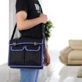 thumbnail image 5 of Bolsa de herramientas Stora de tela de buey con bolsillos verticales y hombro ajustable S(), 5 of 5