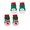 S, variant on 4Pcs Dog Feet Covers Protective Shoes for Pet with Paws Pattern Shoes Dogs Shoes Booties with Paws Pattern
