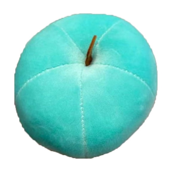Wizlet Apple Plush Stuffed Toy, Cute Decompression Plush Toy Table Companion Doll Girlfriend Couple Birthday Valentine's Day Gift 3.9in (Blue)