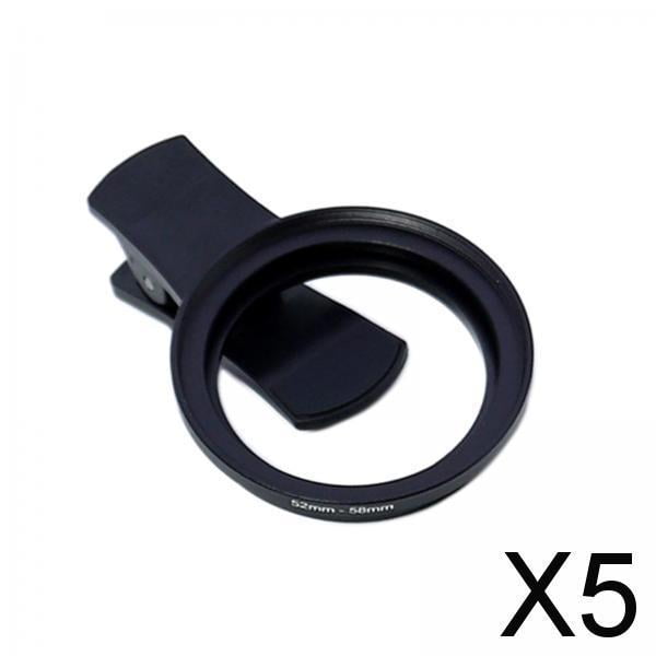 5x Clip De Lente De Teléfono Clip De Filtro Profesional Para Lentes Para La Mayoría De Los Teléfonos