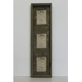 thumbnail image 1 of 4x6-2.5" Wide Reclaimed Rustic Barnwood Vertical Collage Frame - Holds 3 Photos, 1 of 5