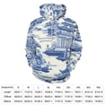 thumbnail image 2 of Blue Willow Ceramic Background Texture 3d Sweatshirts Hoodie Fashion Casual Personality Men's Women Street Hoodie Pullovers Long Sleeve Comfortable Top, 2 of 6