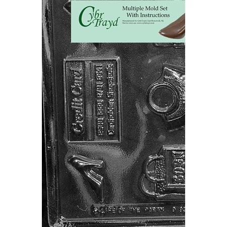 

Shopping Kit For Specialty Box Chocolate Candy Mold with Exclusive Cybrtrayd Copyrighted Molding Instructions Pack of 3